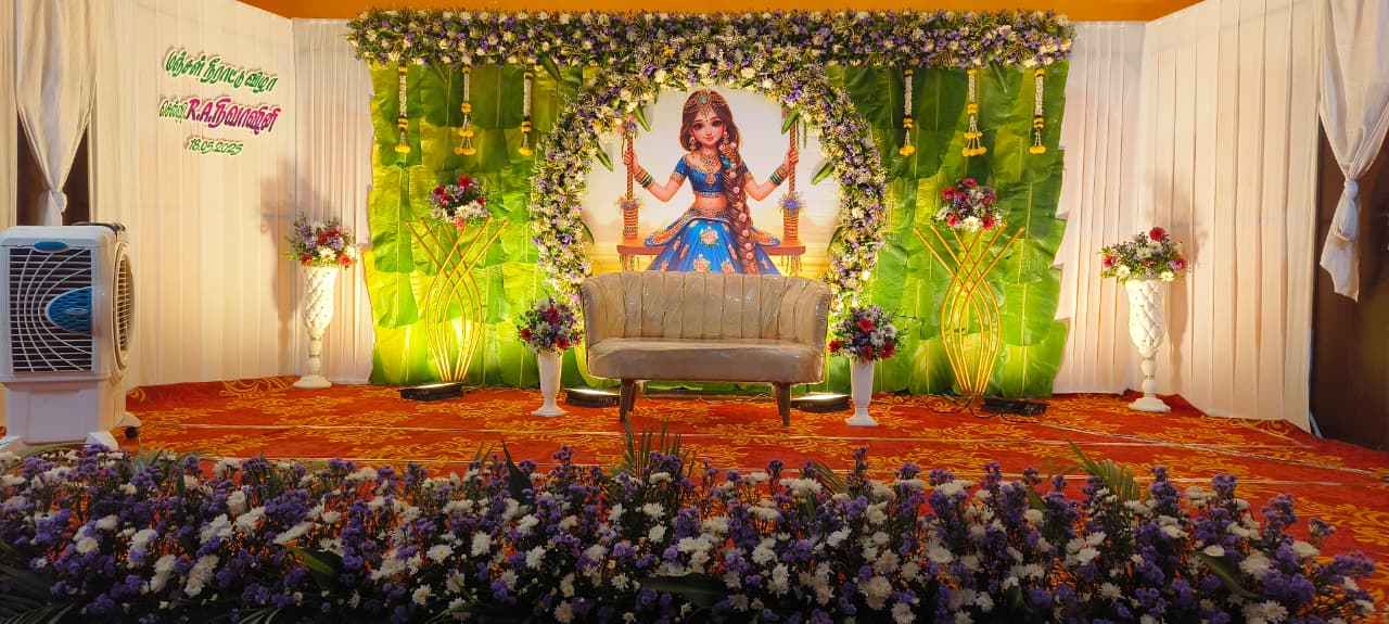 Puberty ceremony decoration