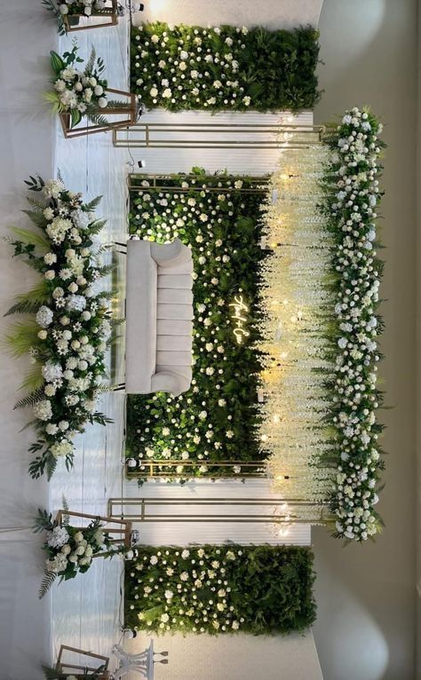 Reception stage setup